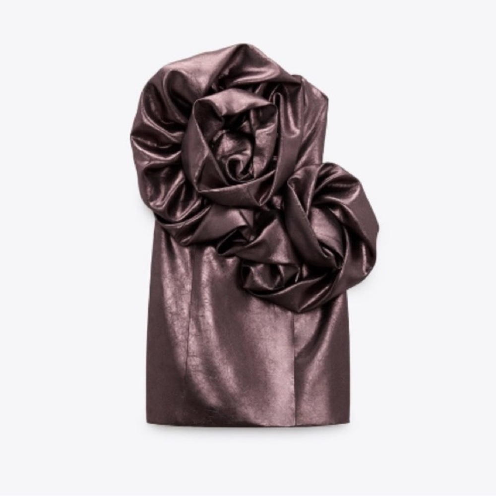 Zara Voluminous Flower Dress